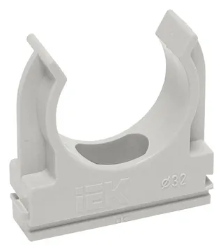 Держатель для труб (клипса) CF20 с защелкой ELASTA IEK CTA10D-CF20-K41-100
